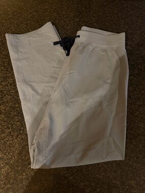 FIGS Livingston Chambray Light Blue Scrub Pants